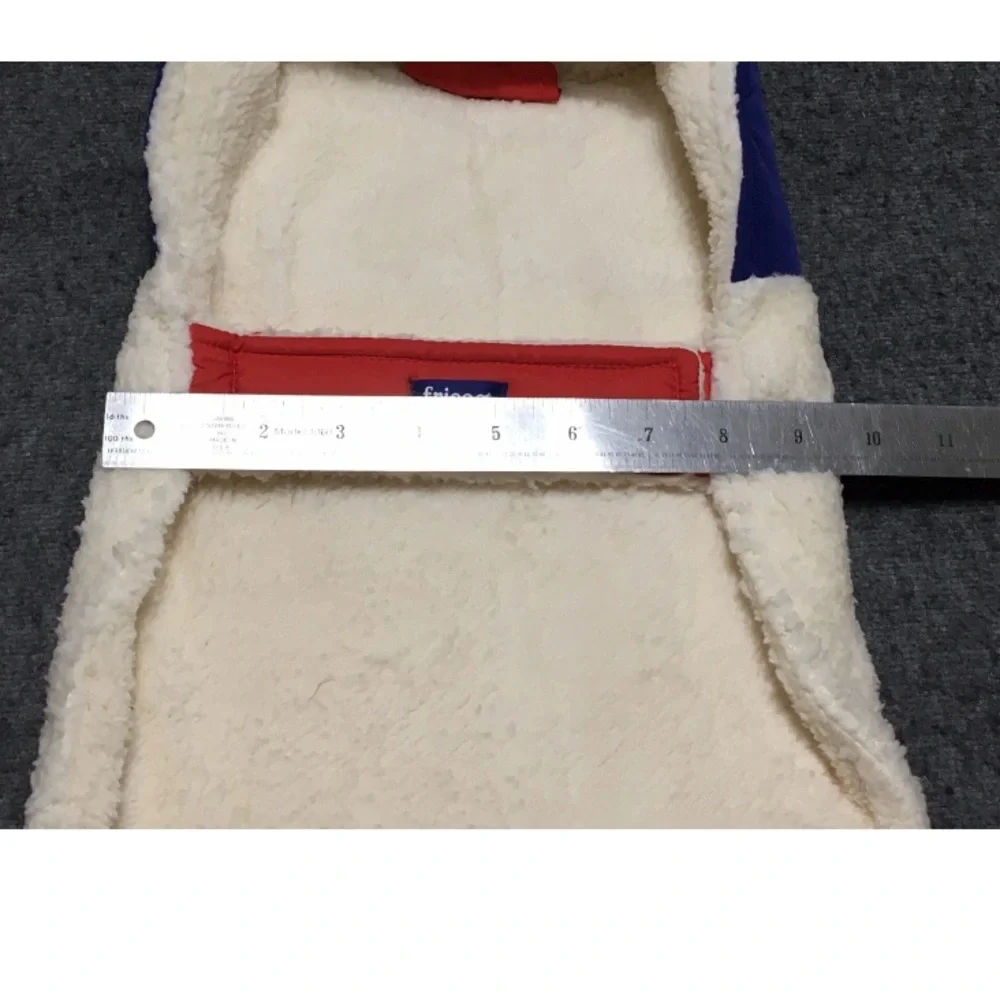 Frisco Pet Apparel M Dog / Cat Retro Colorblock Cream Vest Coat
